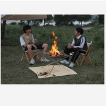 바베큐 방화매트 캠핑 화로대매트 방염매트 방열시트, 방화매트베이지L