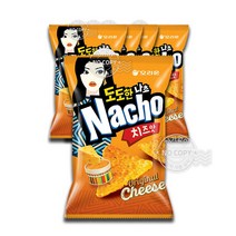 오리온 도도한나쵸 치즈맛 92g 4입 스낵 간식 군것질