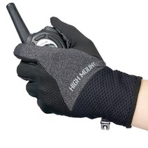 2켤레set 윈드밀 미끄럼방지 등산 장갑, 블랙 남성 2개