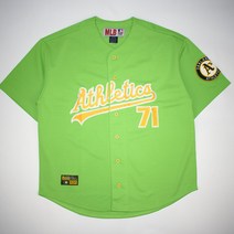 1218.엠엘비 MLB Athletics 반팔 야구셔츠/정품/남성