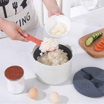 1인가구 초간단요리 전자렌지용 밥솥 열효율좋은 국솥, 단일