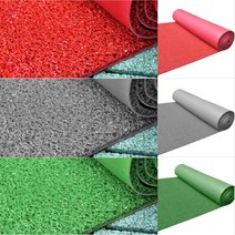 미끄럼방지 쿠션 롤매트 A타입 1M단위 / 현관 코일매트 빌딩 아파트 입구 발판 깔판 매장 업소 출입구, 쿠션 롤매트 A형/그린