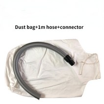 목공 용 먼지 수집 가방 톱 테이블 집진기 산업용 기계 푸시 진공 청소기, 02 bag-hose-connector