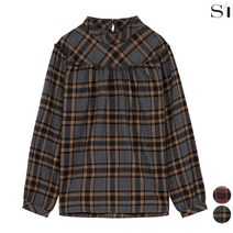 레글런 체크 블라우스 (SBBAY2451)