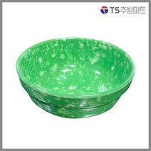 [대명멜라민] 팝콘그린 굽볼 - 분식그릇 레트로 옛날그릇 포장마차, 1개, 팝콘그린 5반볼