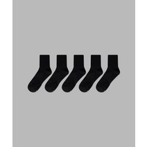 IL-O-GONG-CHIL [5PACK] 1507 모노 트라우져 하프 삭스 _ 블랙 MONO TROUSER HALF SOCKS_ BLACK