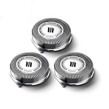 면도기소모품 부품 3pcs 면도기 블레이드 면도기 교체 면도기 헤드 필립스 norelco sh3052 시리즈 1000 2000 3000 hq64 pt720 pt724 s5010, 없음