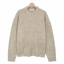 스콰즈 니트 SBK025 3COLOR 남여공용 알파카 리싸이클 니트 긴팔티셔츠 시밀러룩