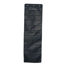 기숙사 가정을 위한 벽 걸이 저장 부대 정기 간행물 책 잡지 홀더 주최자, 중간, 옥스퍼드, 블랙 10포켓