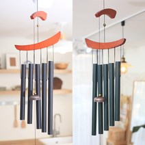 아름다운 소리 실내용 바람풍경 윈드차임 104cm, BLACK