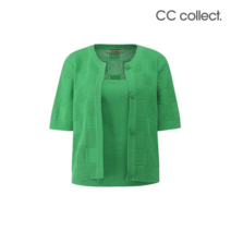 씨씨콜렉트CC콜렉트 스퀘어짜임 니트 탑 GN_C232KSL037927275