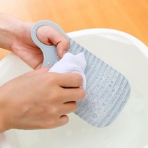 미니 세탁기 휴대용 캠핑 속옷 양말 여행 1pc 여행 빨래판 크리 에이 티브 미끄럼 방지 세탁 세탁 어린이 의류 청소 제품, White, 01 White