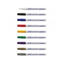 거의모든곳에 사용가능한 팁페인트마카/4.5mm-12자루, 12자루_백색(221328), 본상품선택