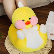 인형쿠션 발난로 충전식 온수 풋워머 발전기장판히터 패드매트, 단일사이즈, 오리 전기  패드