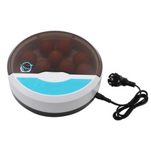 Mini 9 Egg Incubator Farm Hatching Digital Temperature Humidity Automatic Control Bro [A00116279], 1개