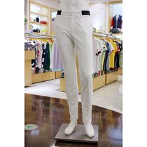 루이까스텔 골프의류 2022 가을 남성 솔리드 레귤러 구찌 테이프 배색 로고 밴드 편한 바지