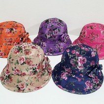SS 장미 벙거지 5color/봄 여름 부인 엄마 할머니 중년여성 챙모자 선물