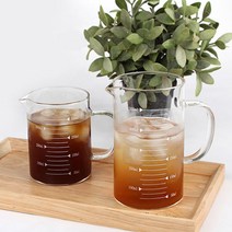 레벤호프 내열유리 비커 계량컵 500ml, 단품