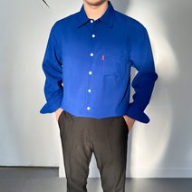 남자 사계절 포켓 포인트 구김방지 오버핏 셔츠 남방(11COLOR)