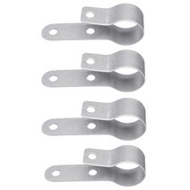 2/4Pcs 자동차 배기 파이프 패스너 클립 스테인레스 스틸 에어 디젤 주차 히터 P Webasto Eberspacher 24mm