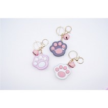 미니 기억력 게임기 열쇠고리 고양이 발바닥 키링 가방고리 휴대용 틱톡 인싸템 선물, 고양이 발바닥 기억력 게임기[회색]