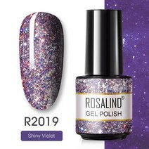 젤네일 세트 ROSALIND-세미 퍼머넌트 UV 네온 젤 매니큐어 7ML 루미언스 무향 네일 에나멜 광택베이스 코트 프라이머 아트 용, [23] RAR
