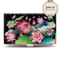 예원콜렉션 자개 명함 케이스 연꽃