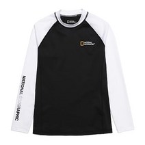 내셔널지오그래픽 N231USW910 폴하스 베이직 스몰 로고 맨투맨 티셔츠 CARBON 블랙