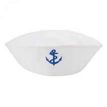 해군 병사 모자 [화이트/블루닻], 선택완료