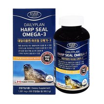 건강관리 오메가 3 하프물범유 하프씰 연어유 EVER 데일리플랜 300캡슐(845175)