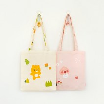 유아상점] 에이프릴샤워 일러스트 에코백/숄더백/신발주머니/실내화가방/보조가방/학원가방/귀여운/예쁜/학교/준비물