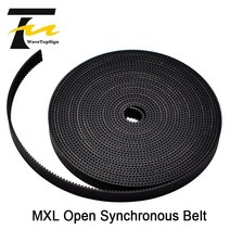 컨베이어벨트 부품 화물 승강용 기계 부속 Wavetopsign mxl 개방형 타이밍 벨트 너비 5 10 co2 레이저 조각 절단기 용 15mm 전송 고무 벨트, 6mm, 1m