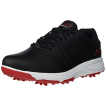 Skechers 남성용 토크 방수 골프화 블랙레드 밑창. 7.5, 9.5, Black/Red Sole