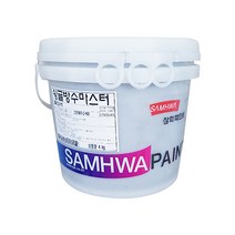 삼화페인트 슁글방수페인트 4kg, 흑갈색