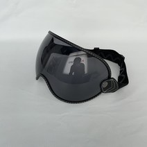 오토바이 바이크 오픈페이스 헬멧 클래식 레트로 버블쉴드 헬멧 고글, L02-블랙