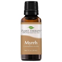 Plant Therapy Myrrh 에센셜 오일 100% 순수 희석되지 않은 천연 아로마테라피 치료 등급 30mL (1온스), 1개