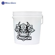 세차버킷 셀프세차 그릿가드 다용도 물통 디테일링 세차용품 양동이 바스켓 워시버킷, 02.오리곤 세차버킷 18L _ 화이트