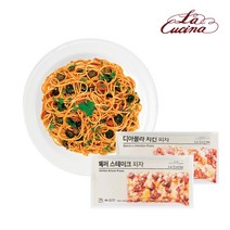 라쿠치나 피자 파스타 세트 (올리브토마토 파스타1+스테이크피자1+디아볼라 피자1), 올리브토마토 파스타1+스테이크피자1+디아볼라피자1