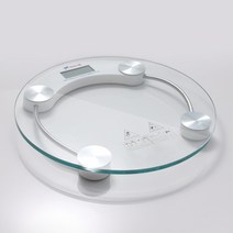 키친아트 강화유리 디지털 체중계 원형