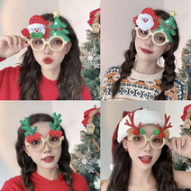 크리스마스캐릭터안경 크리스마스안경 산타안경 눈사람안경 크리스마스선물 루돌프 파티안경 파티용품 크리스마스용품 크리스마스파티용품, 크리스마스캐릭터안경(산타/루돌프)