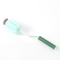요비월드 회전식 스펀지 컵 세척솔 민트 보온병세척 텀블러세척기 병세척솔