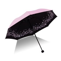4color 벚꽃 암막 양산 우산 자외선차단 3단우산 파스텔톤우산 이쁜우산