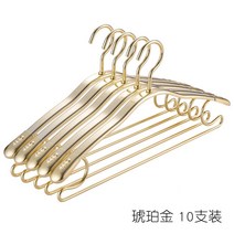 행거 알루미늄 합금 양복 넓은 어깨 옷 의류 옷걸이, 10개_로즈 골드, 1
