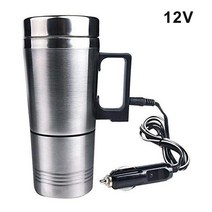 차량용커피포트 차박용품 전기 포트300ml 전기 자동차 주전자 12V/24V DC 난방 냉각 컵 안전 이동식 여행 U, 03 02 12V
