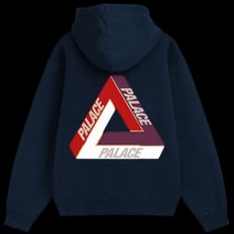 스트릿 PALACE 팔라스 백 프린팅 남녀공용 스웻 기모 후드티셔츠 1002-014