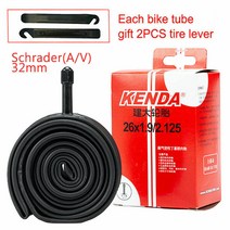 KENDA 24 26 자전거 타이어 산악 자전거 타이어 24*1.95 26*1.95 Notfolded 자전거 타이어 Schrader 자전거 내부 튜브 MTB 부품, 26-1.95-내부 튜브