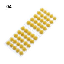 인조 잔디 이끼 식물 39/50 pcs/Set 현실적인 꽃 잔디 Tufts 시뮬레이션 모델 모래 장면 DIY 재료 미니어처, 04 type 4-50pcs