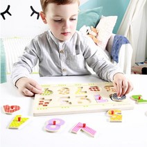 원목 숫자놀이 아기퍼즐 어린이집 32개월아기장난감 25개월아기장난감 애기장난감, 1개