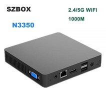 미니 PC SZBOXT5 Pro 인텔 N3350 팬리스 6GB 64GB 윈도우즈 10 245G 듀얼 밴드 WIFI 1000M BT40 VGA 오피스 SSD 데스크탑 컴퓨터, CHINA, AU, 6G 64G add 256G ssd