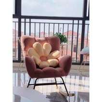 체어팩토리 명품의자 바르셀로나 북유럽 게으름뱅이 소파 흔들의자 베란다 눕방 작은 침실, 04 [내마모 면마] 옐로우-[두툼함]